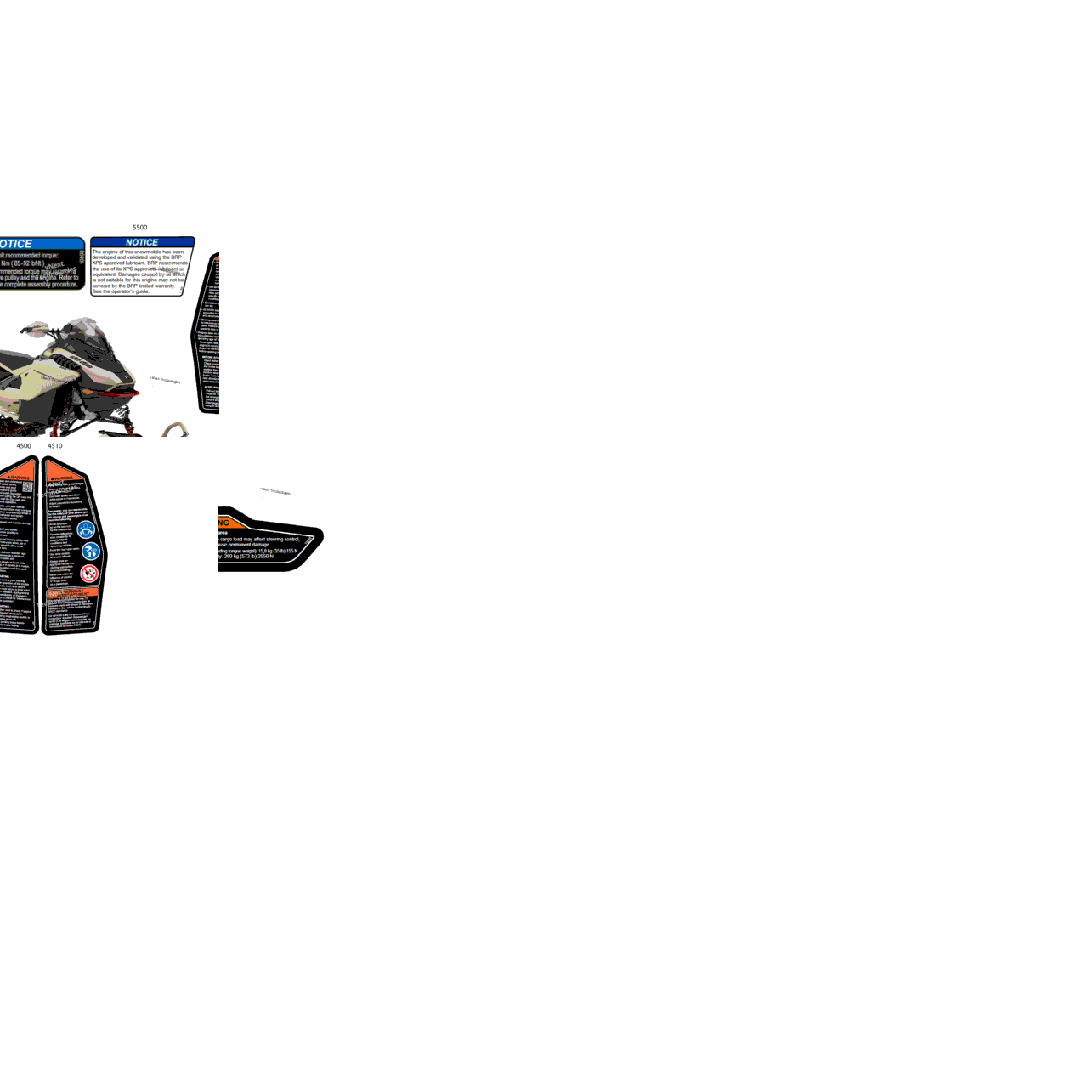 Body - Warning Decals
