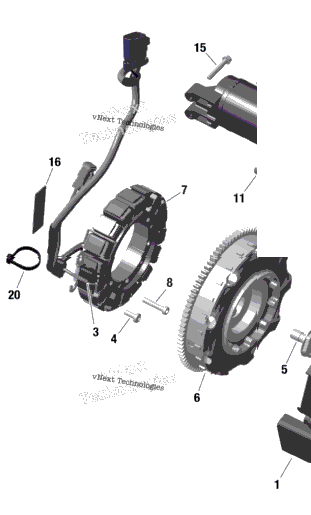 Rotax - Magneto - Manual Start