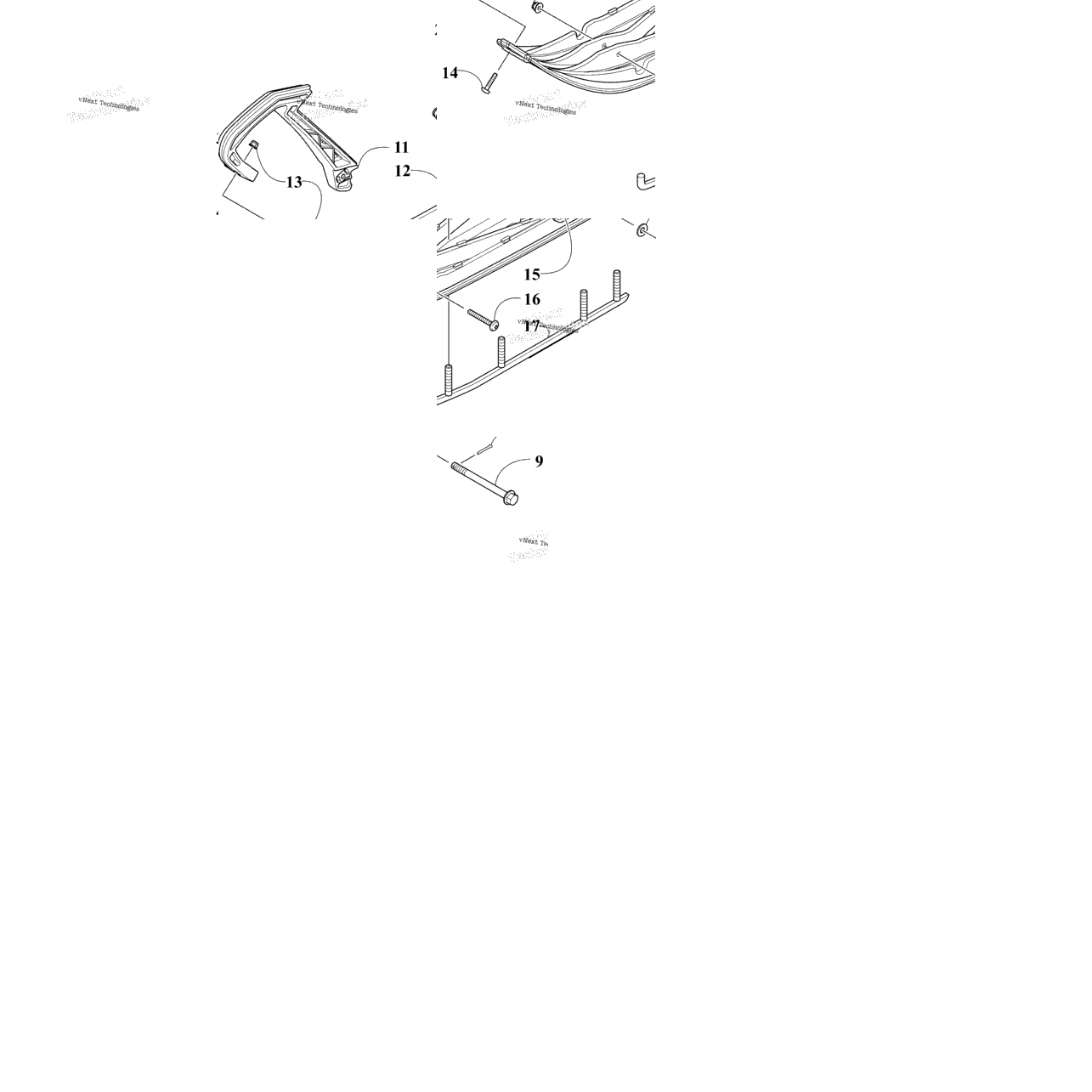 Ski And Spindle Assembly