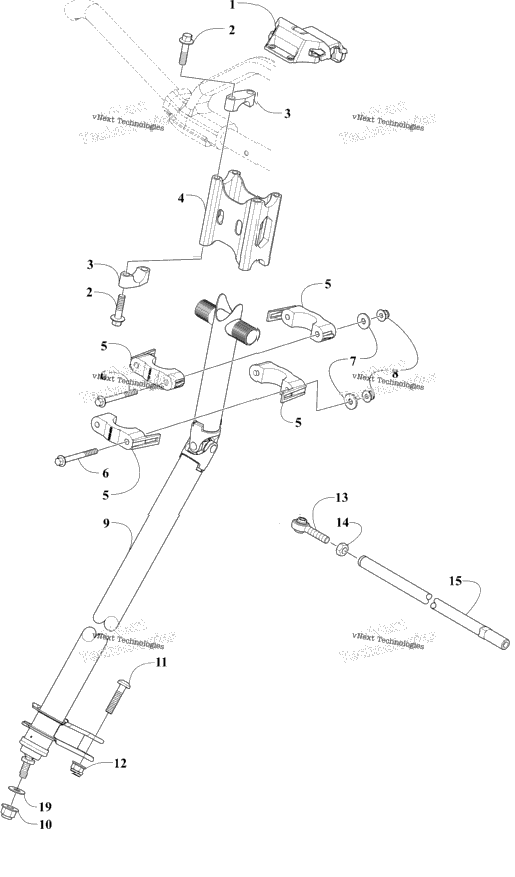 Steering Post Assembly