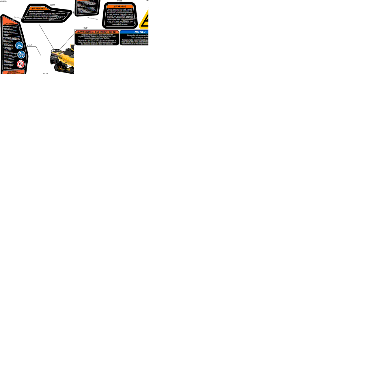 Body - Warning Decals