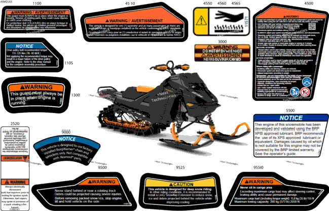 Body - Warning Decals