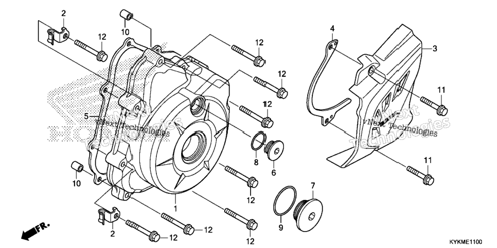 Left Crankcase Cover