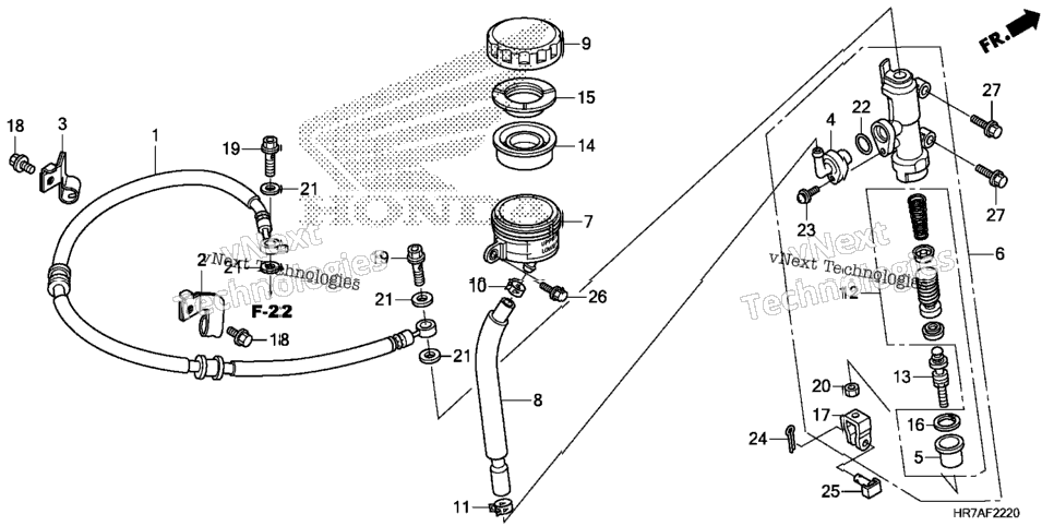 Rear Brake Master Cylinder