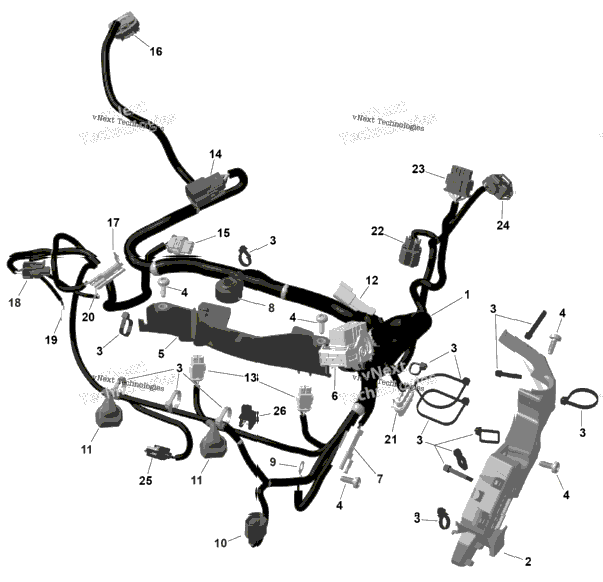 Rotax - Engine Harness And Electronic Module