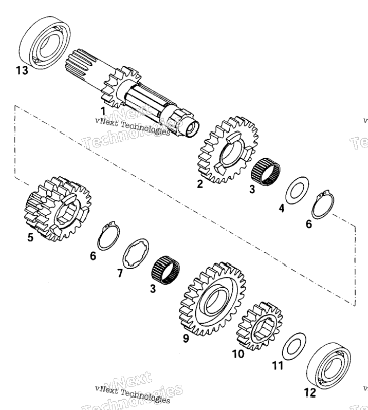 Transmission I 6Gear Mxc, 400 Sx
