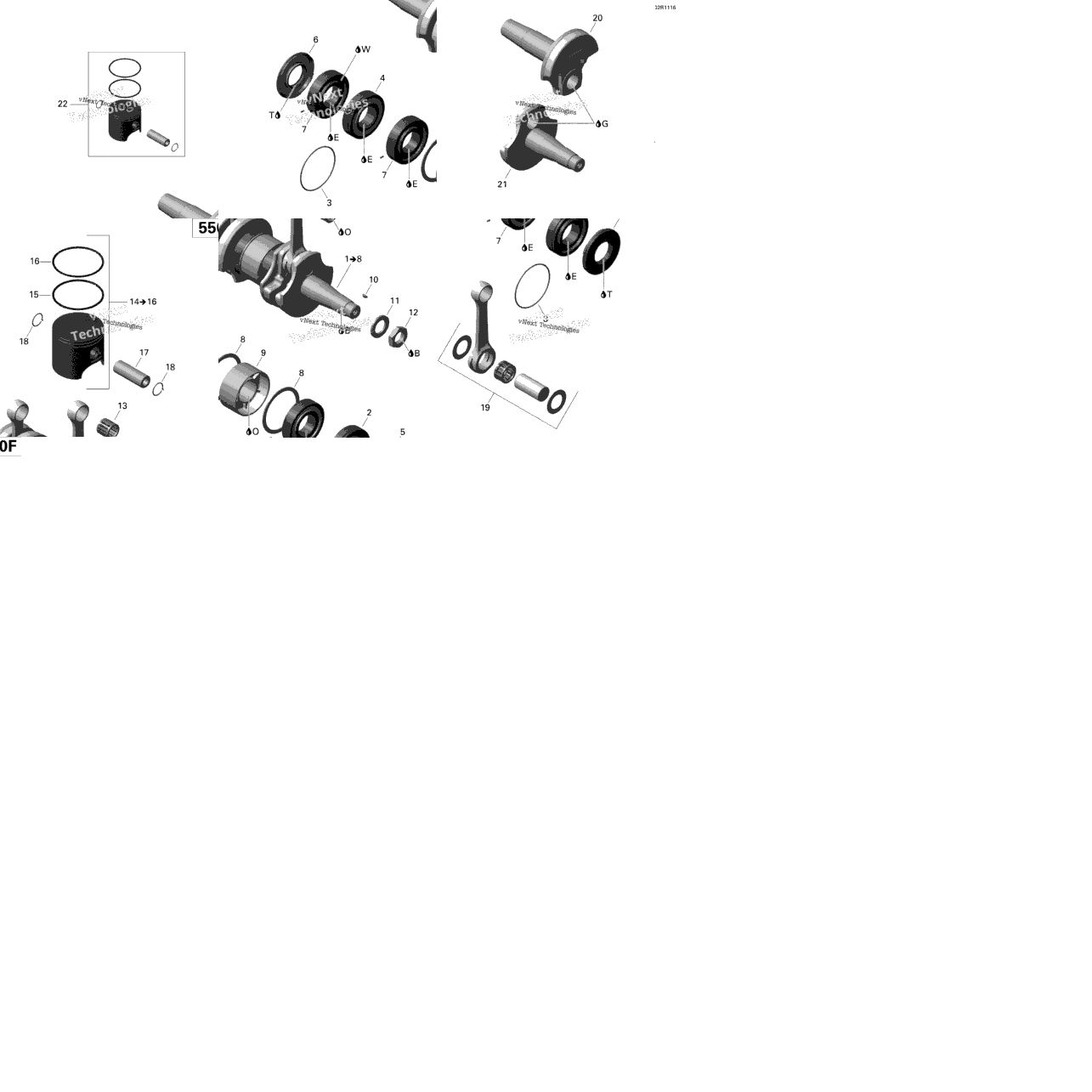 Crankshaft And Pistons