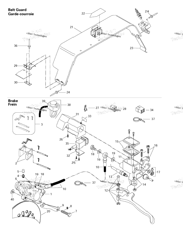Hydraulic Brake And Belt Guard