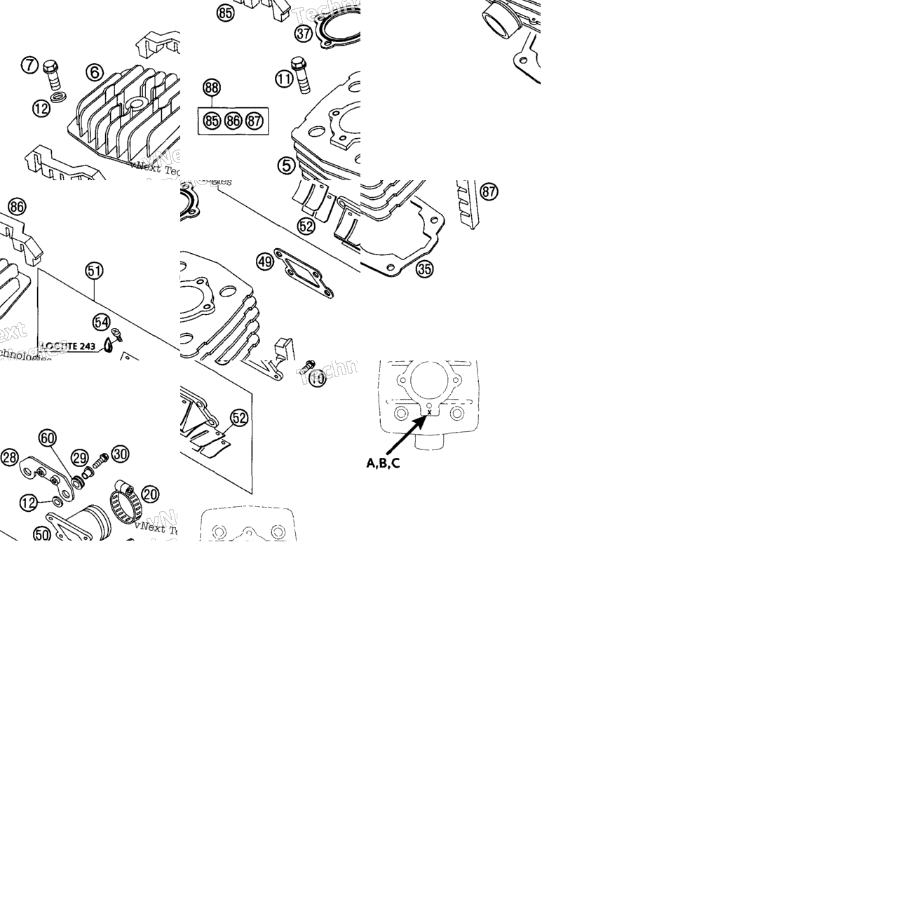 Cylinder, Cylinderhead
