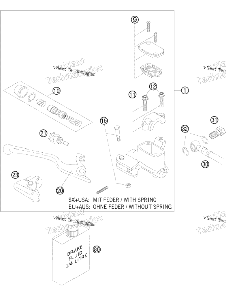 Hand Brake Cylinder