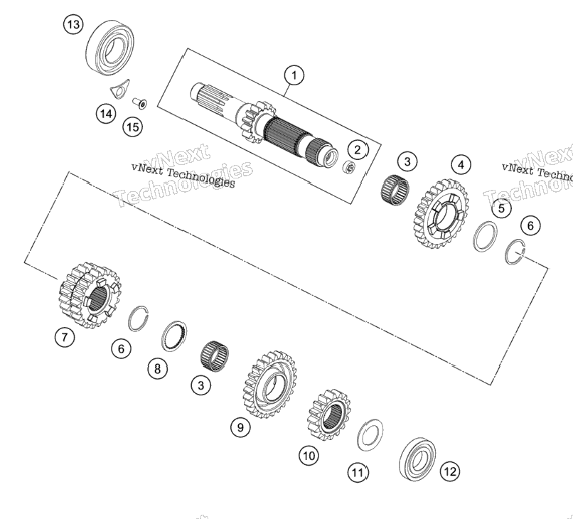 Transmission I - Main Shaft