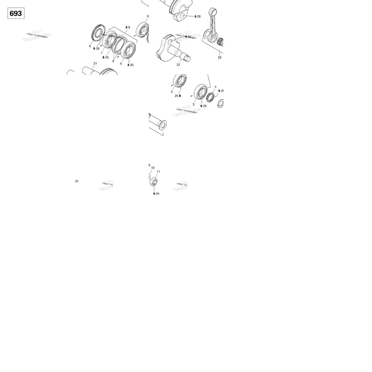 Crankshaft And Pistons (693)