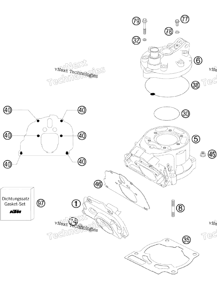 Cylinder, Cylinder Head