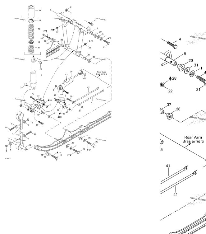 Front Arm, Rear Suspension
