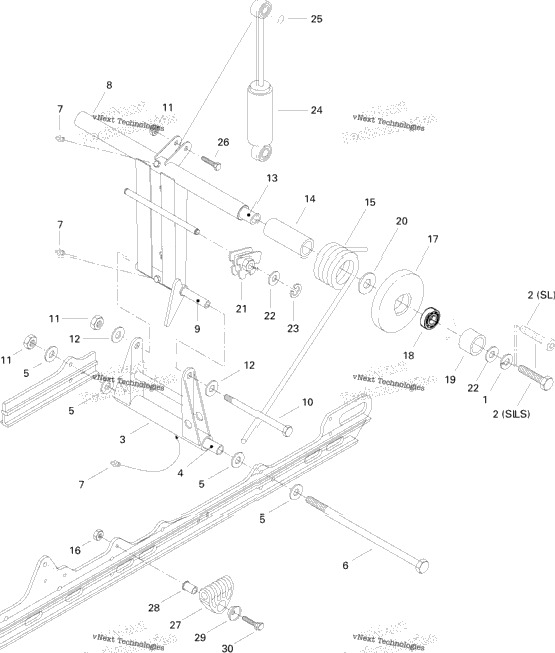 Rear Arm Formula Sls