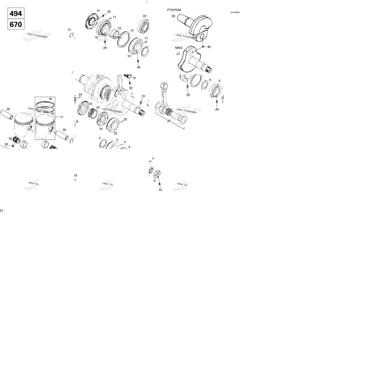 Crankshaft And Pistons (494, 670)