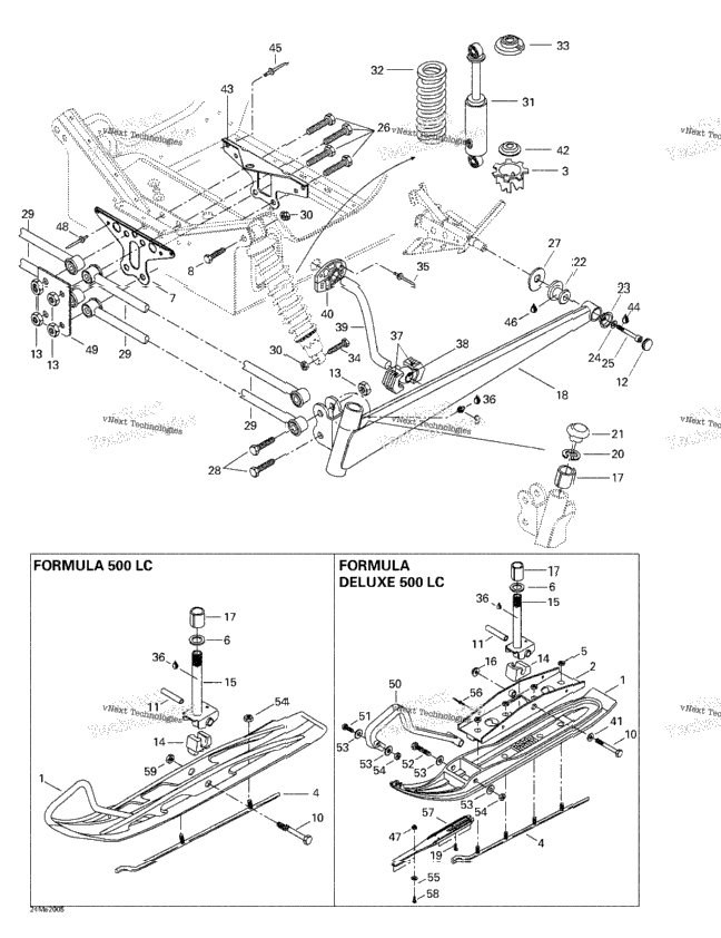 Front Suspension And Ski