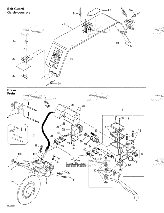 Hydraulic Brake And Belt Guard