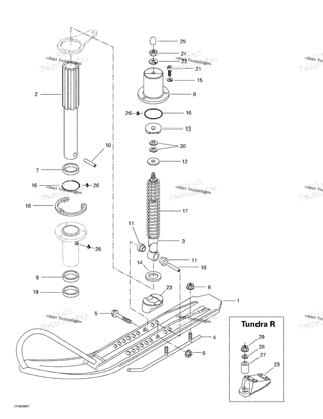 Front Suspension And Ski