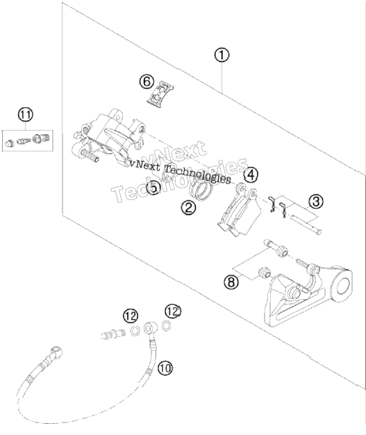 Brake Caliper Rear