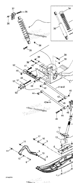 Front Suspension And Ski