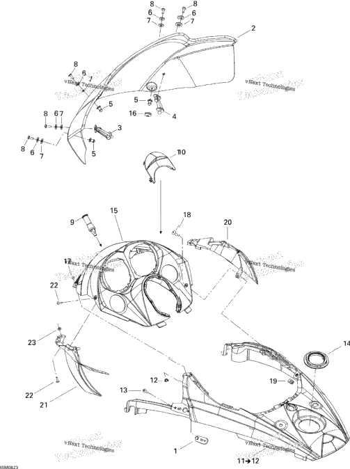 Windshield And Console