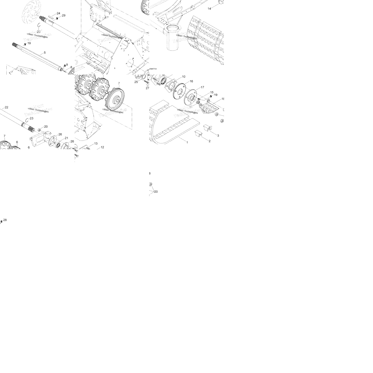 Drive Axle And Track