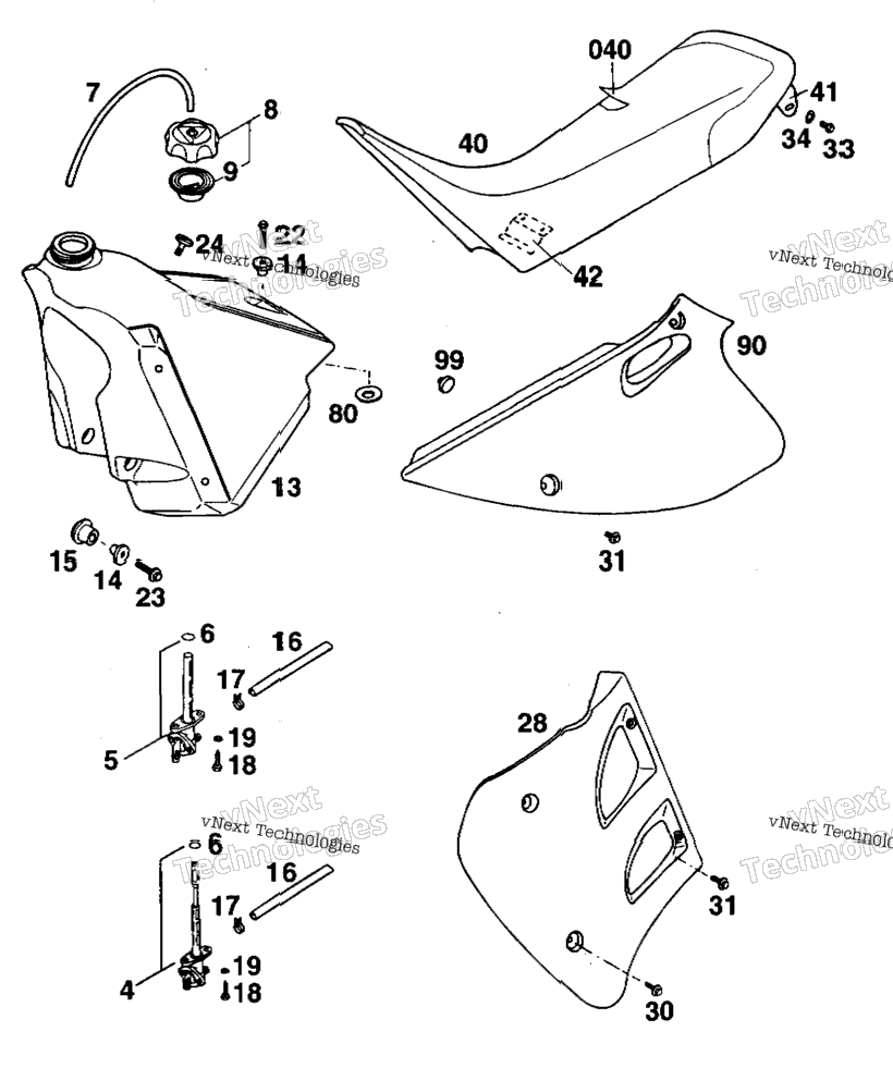 Tank,Seat,Side Covers
