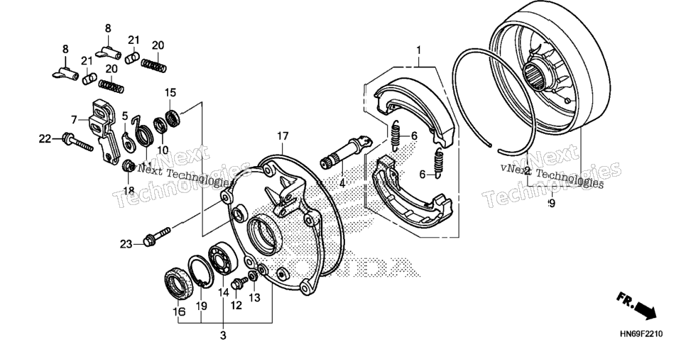 Rear Brake Panel
