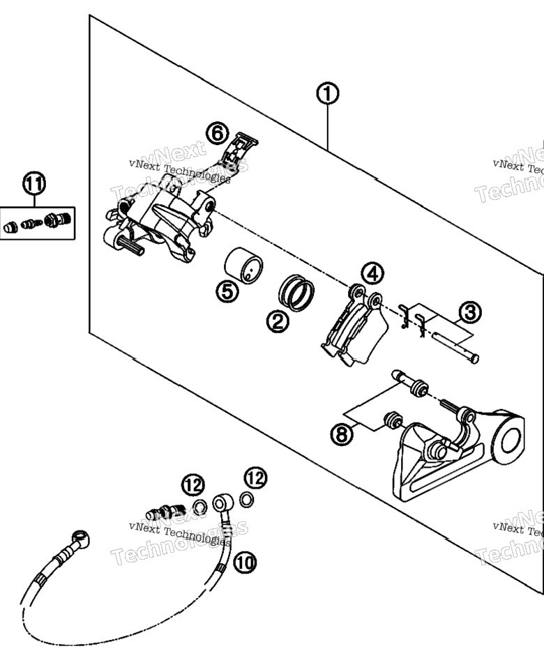 Brake Caliper Rear