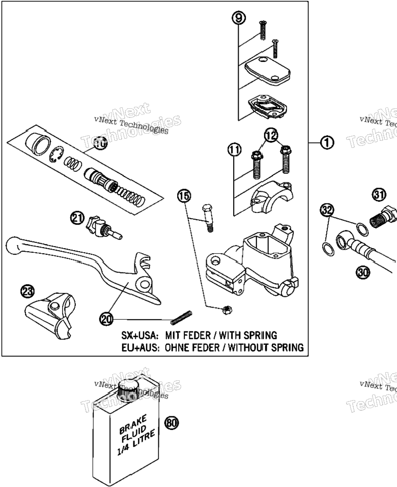 Hand Brake Cylinder