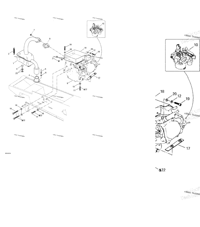 Engine Support And Muffler