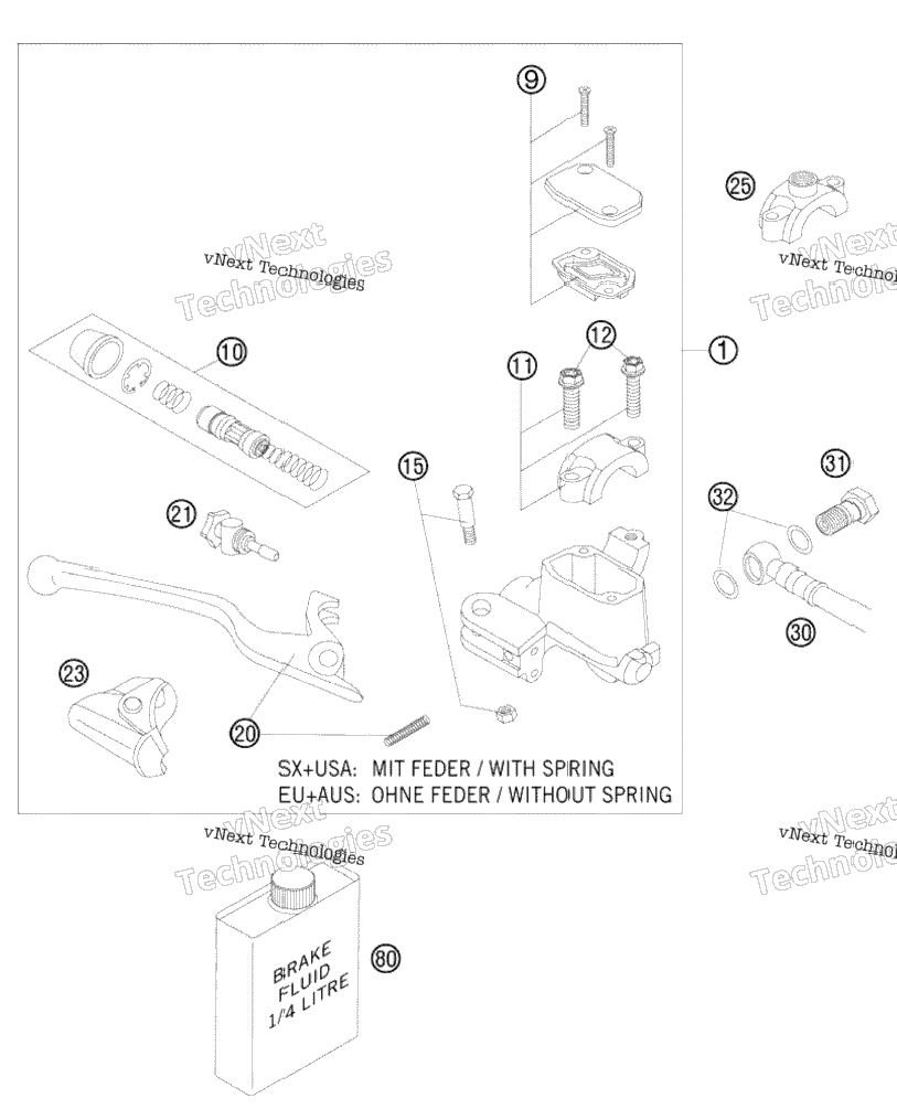 Hand Brake Cylinder