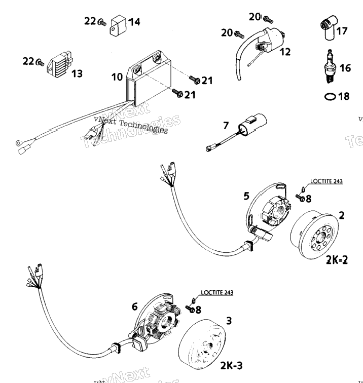 Ignition System Kokusan 250/300/380