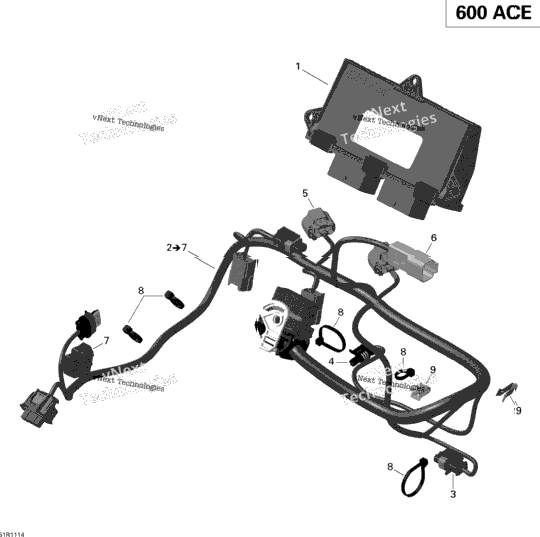 Engine Harness And Electronic Module