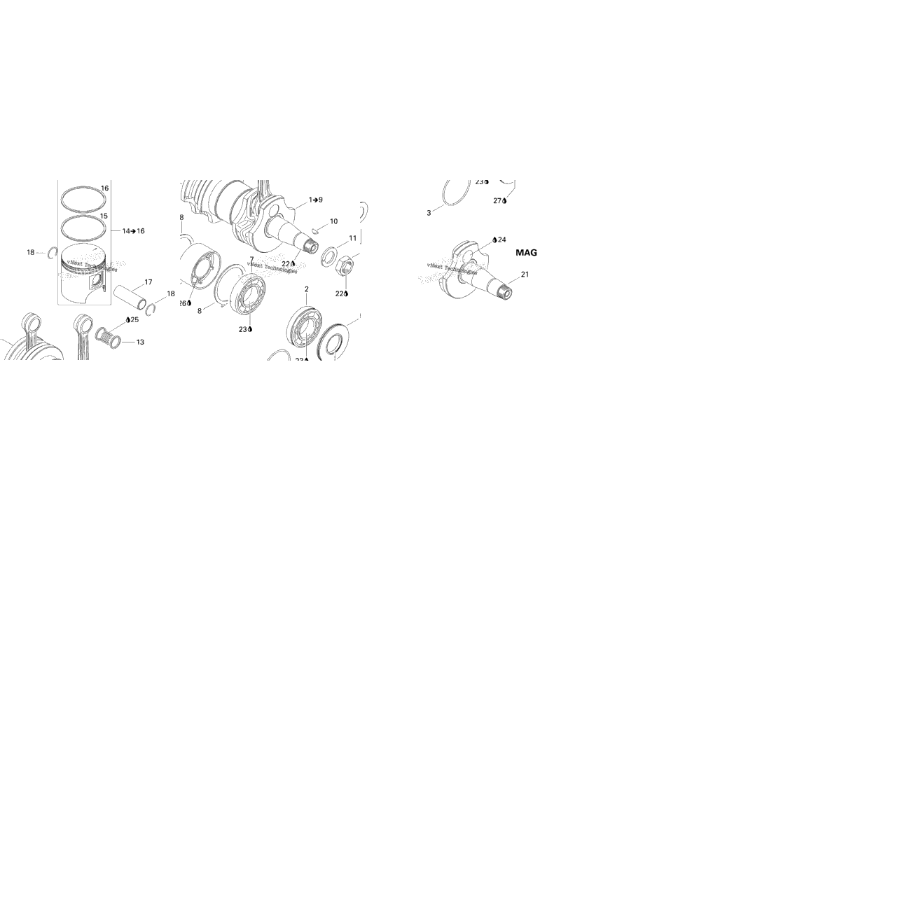 Crankshaft And Pistons