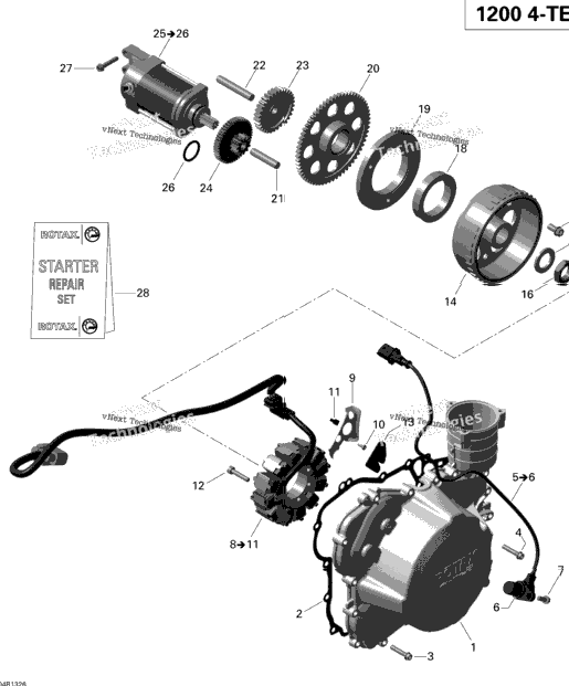 Magneto And Electric Starter