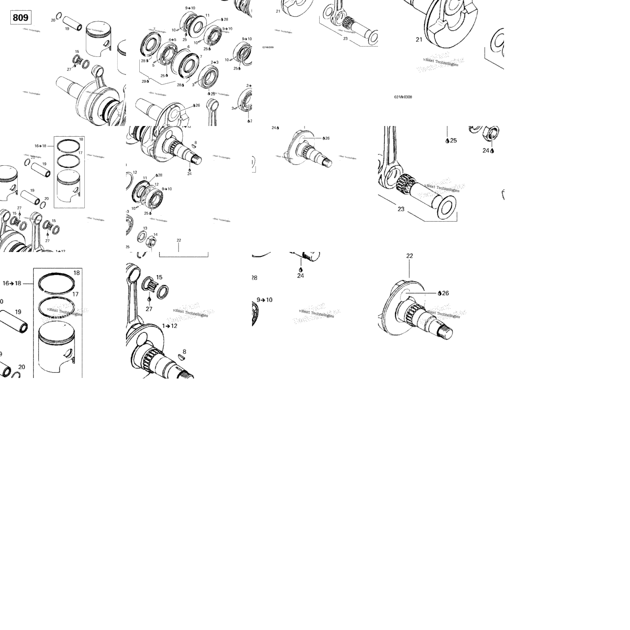 Crankshaft And Pistons