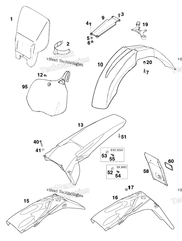 Mask, Fenders