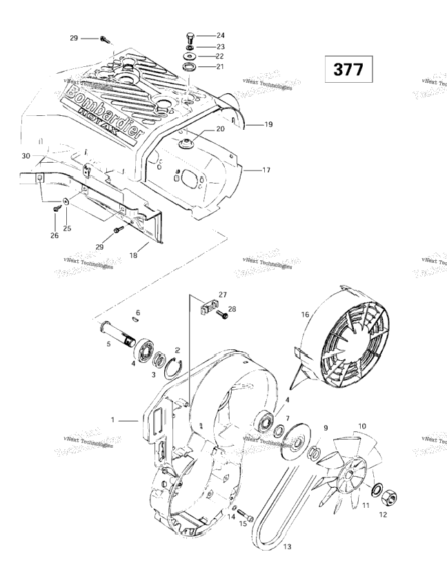 Cooling System Fan (377)