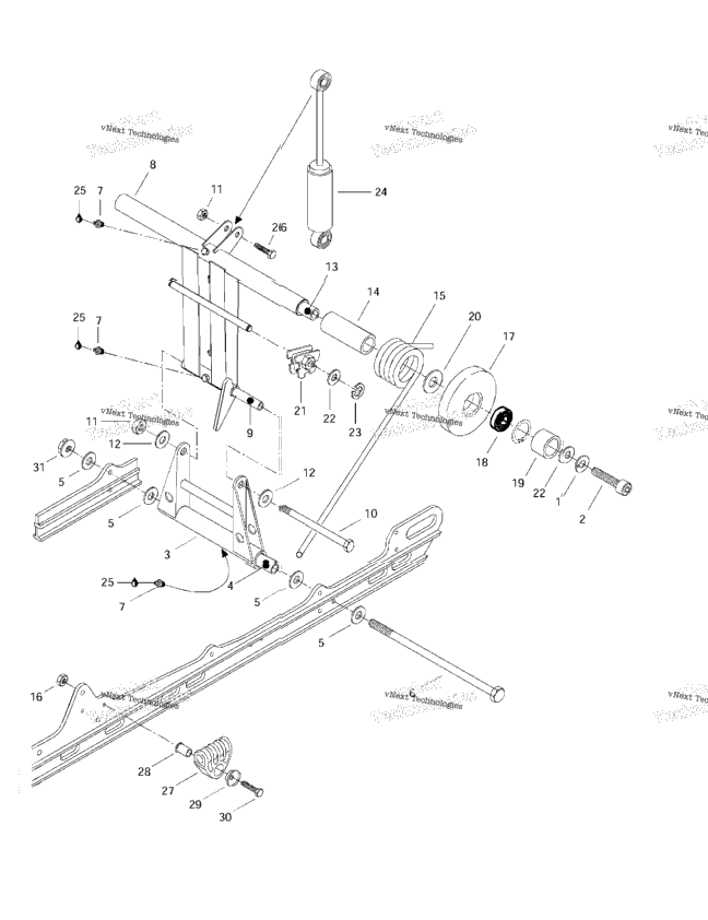 Rear Arm, Rear Suspension