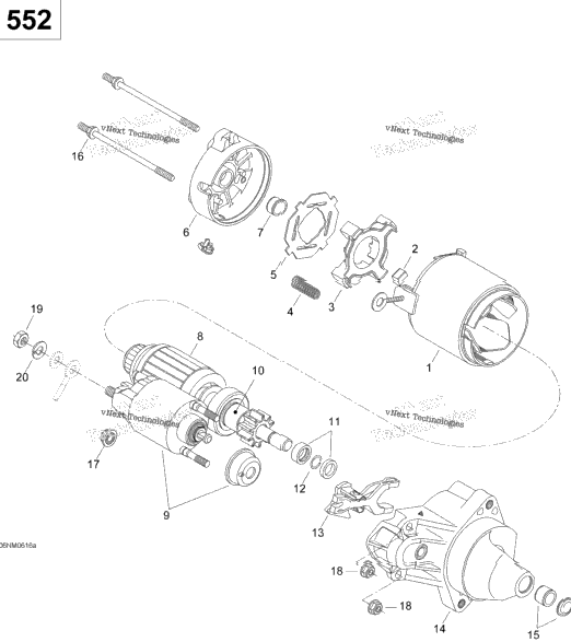 Electric Starter 552