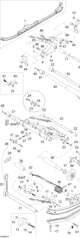 Rear Suspension 550 Swt