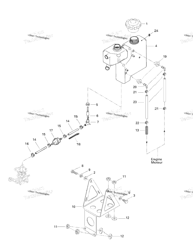 Oil Tank And Support