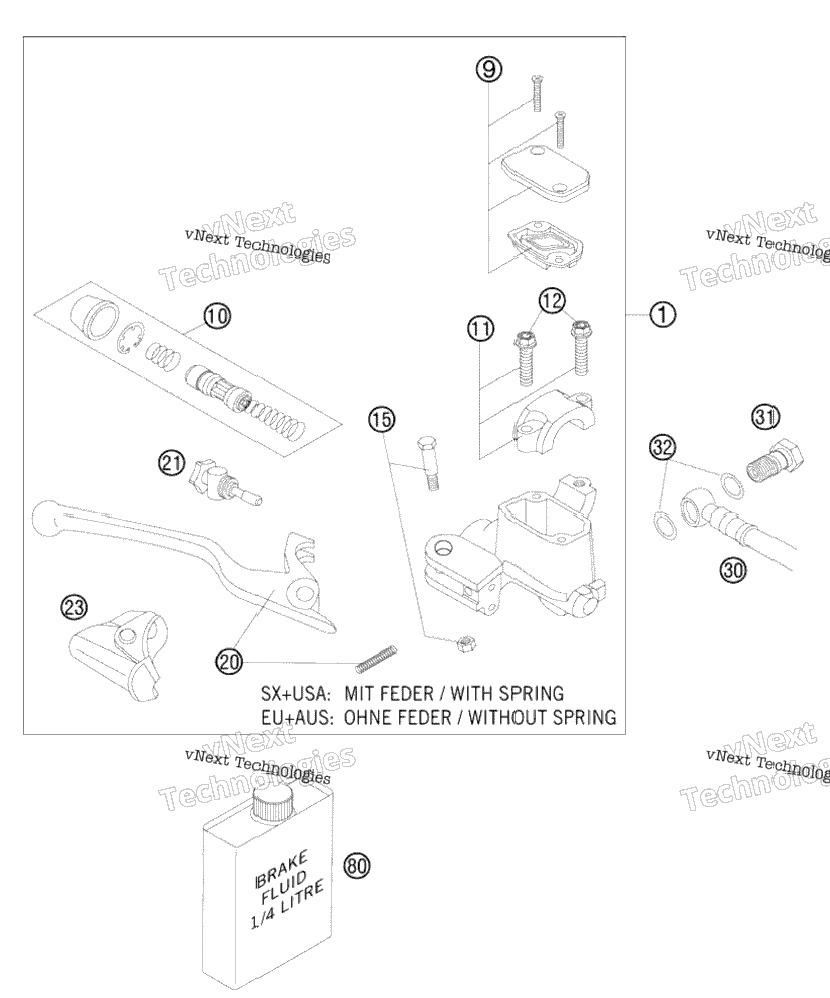 Hand Brake Cylinder