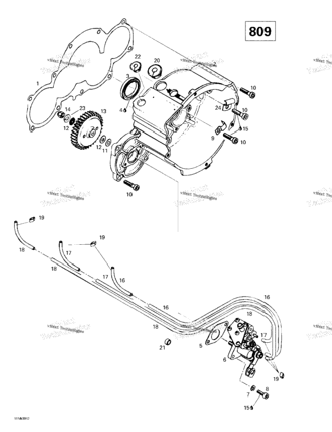 Ignition Housing Oil Pump (809)
