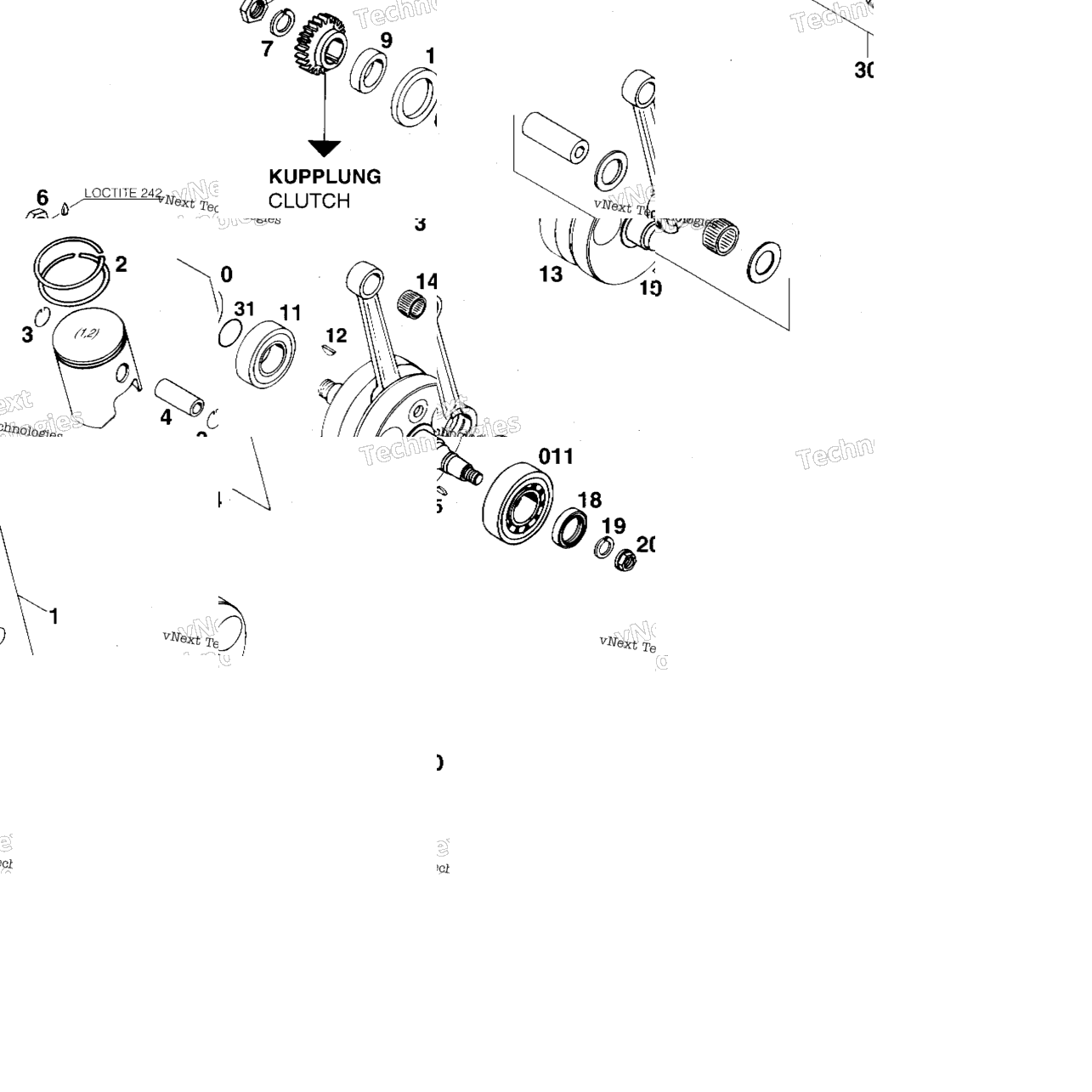 Cranshaft, Piston