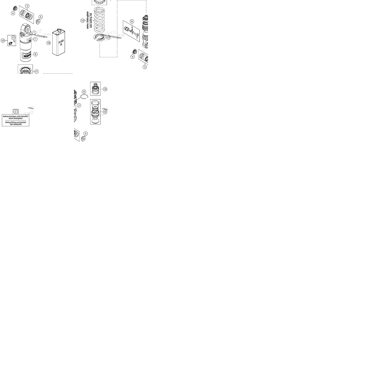 Shock Absorber Disassembled