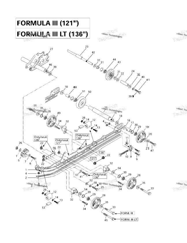 Rear Suspension (121”, 136”)