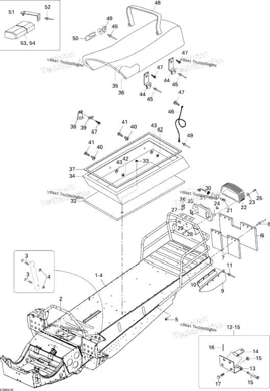 Frame And Seat (1 Up)